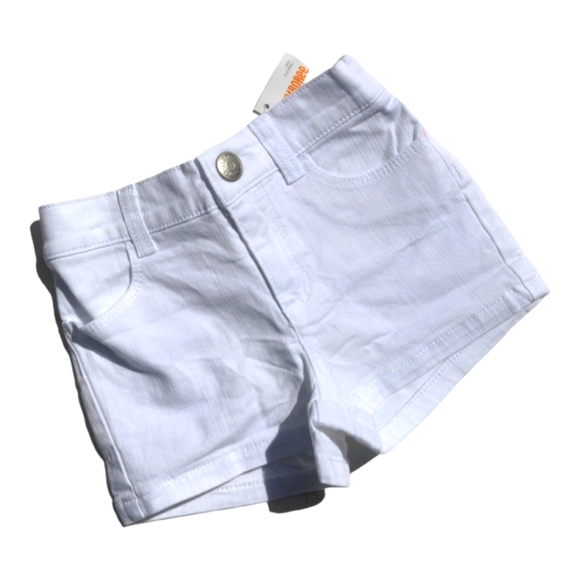 Gymboree Girl 12-18m White jean Short - Picture 1 of 3